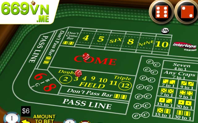 Học Cách Cược Trong Craps Online